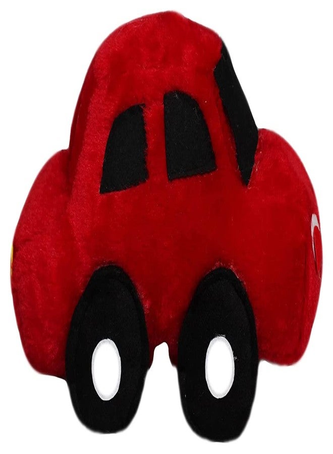 تيكلز لعبة قطيفة ناعمة محشوة على شكل سيارة، مناسبة للأطفال من الجنسين، لتزيين المنزل (اللون: أحمر، الحجم: 30 سم) - Image 1